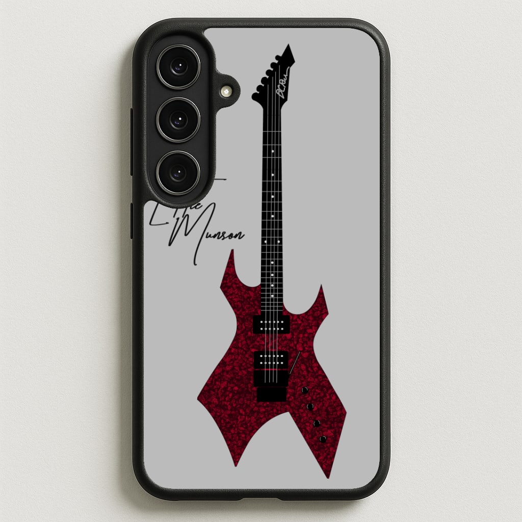 Eddie Munson Guitar Phone Case for Galaxy S25FE