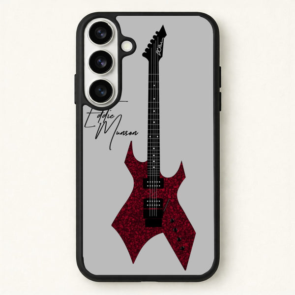 Eddie Munson Guitar Phone Case for Galaxy S26