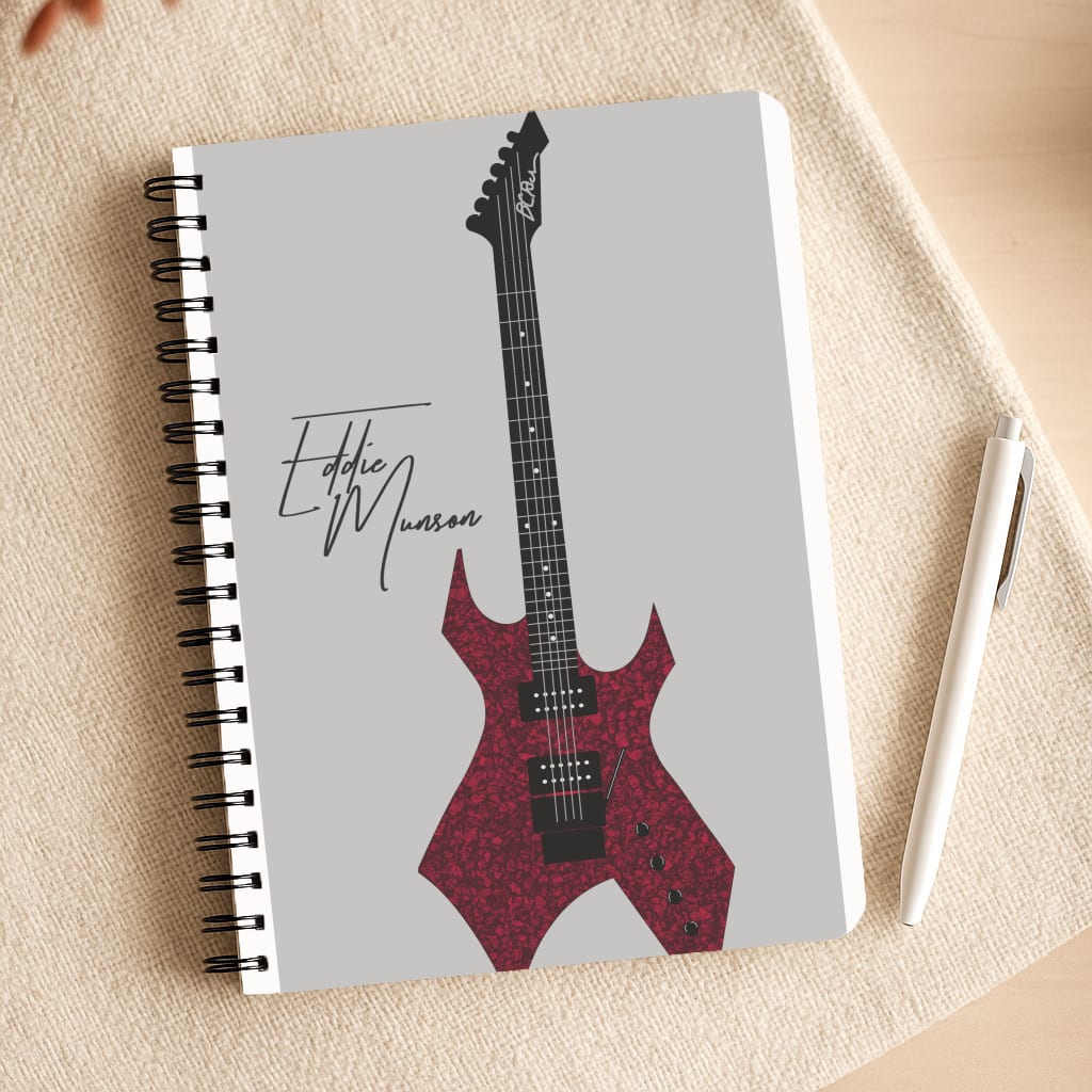 Eddie Munson Guitar Notepad