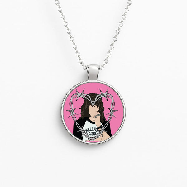 Eddie Heart Circle Necklace