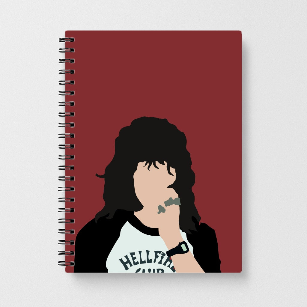 Eddie Munson Hellfire - Stranger Things Notebook