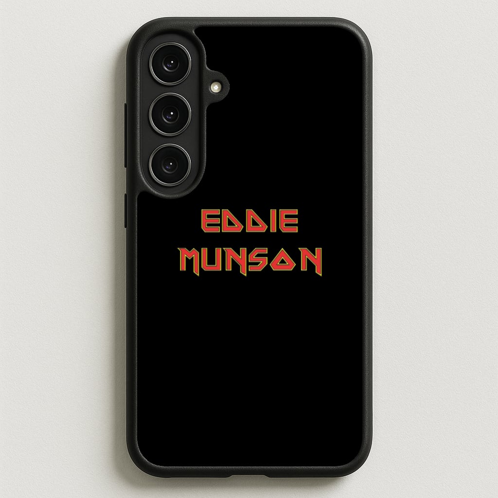 Eddie Munson Text Phone Case for Galaxy S25FE