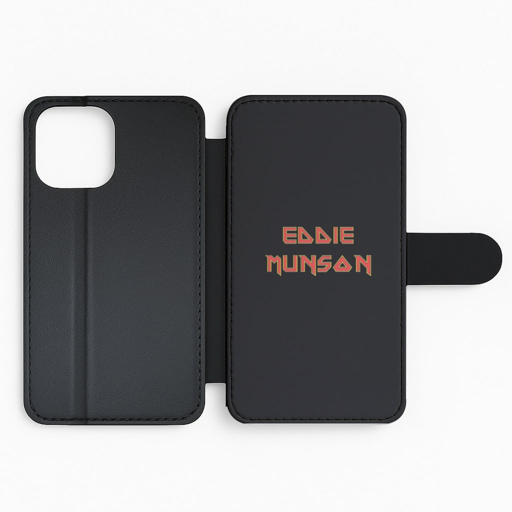 Eddie Munson Text Flip Phone Case