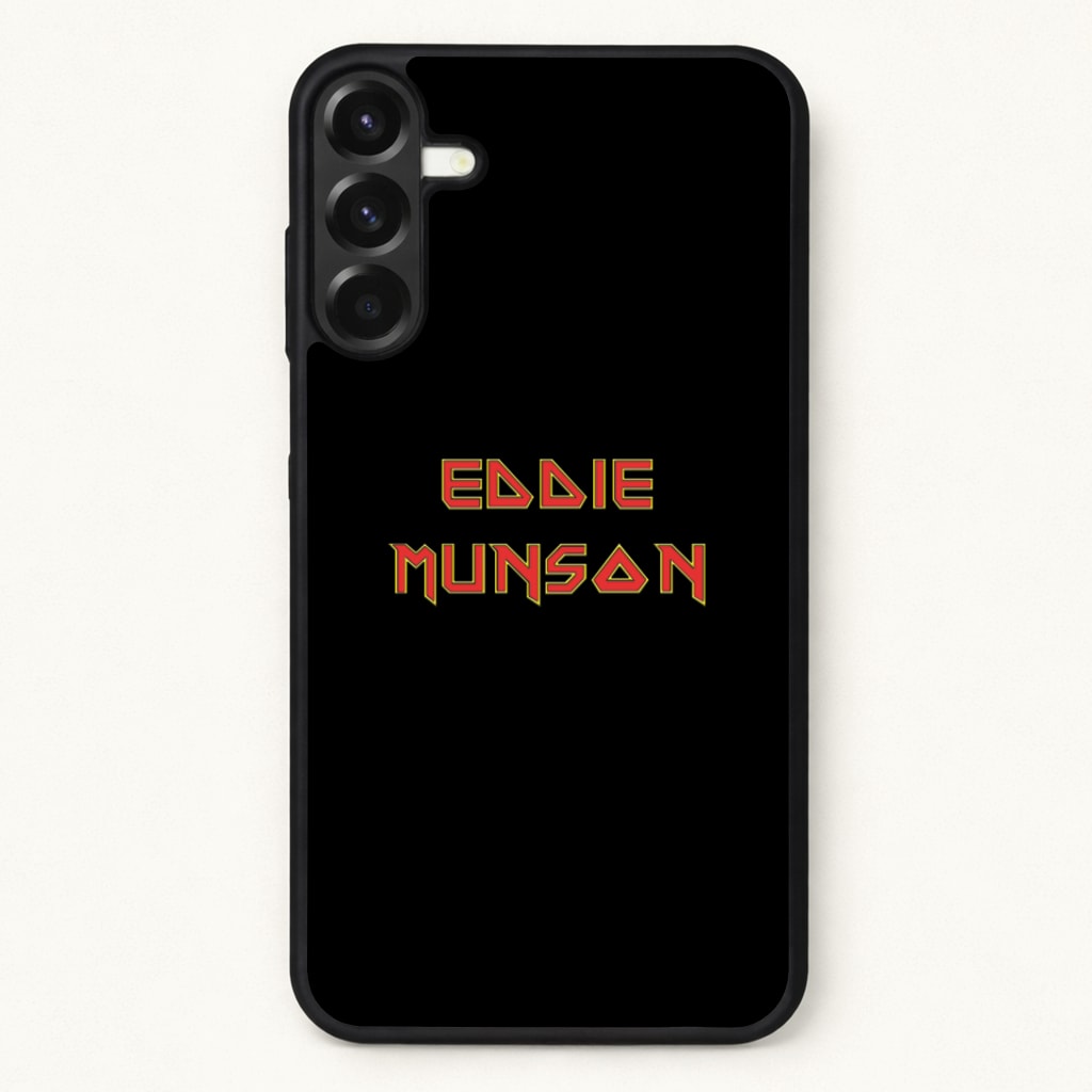 Eddie Munson Text Phone Case for Galaxy A57