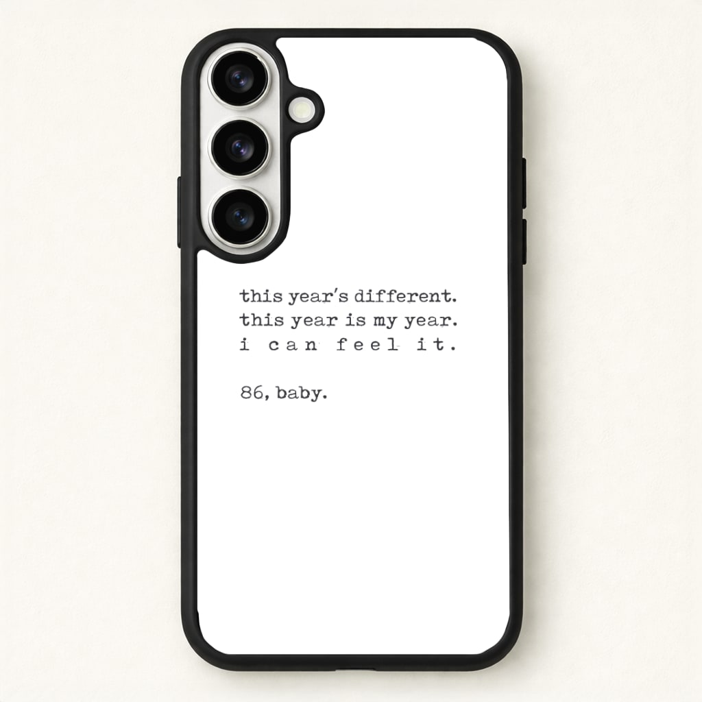 This Year's Different - Eddie Munson Stranger Phone Case for Galaxy S26