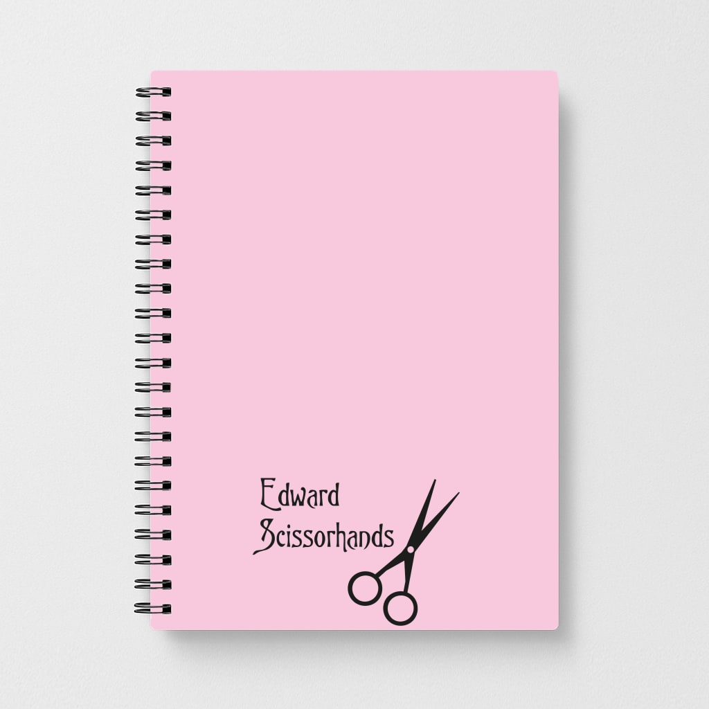 Name - Scissorhands Notebook