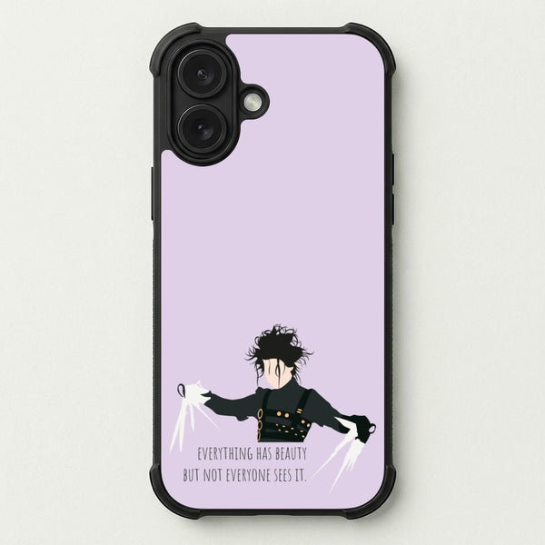 Everything Has Beauty - Scissorhands Phone Case — Bumper case