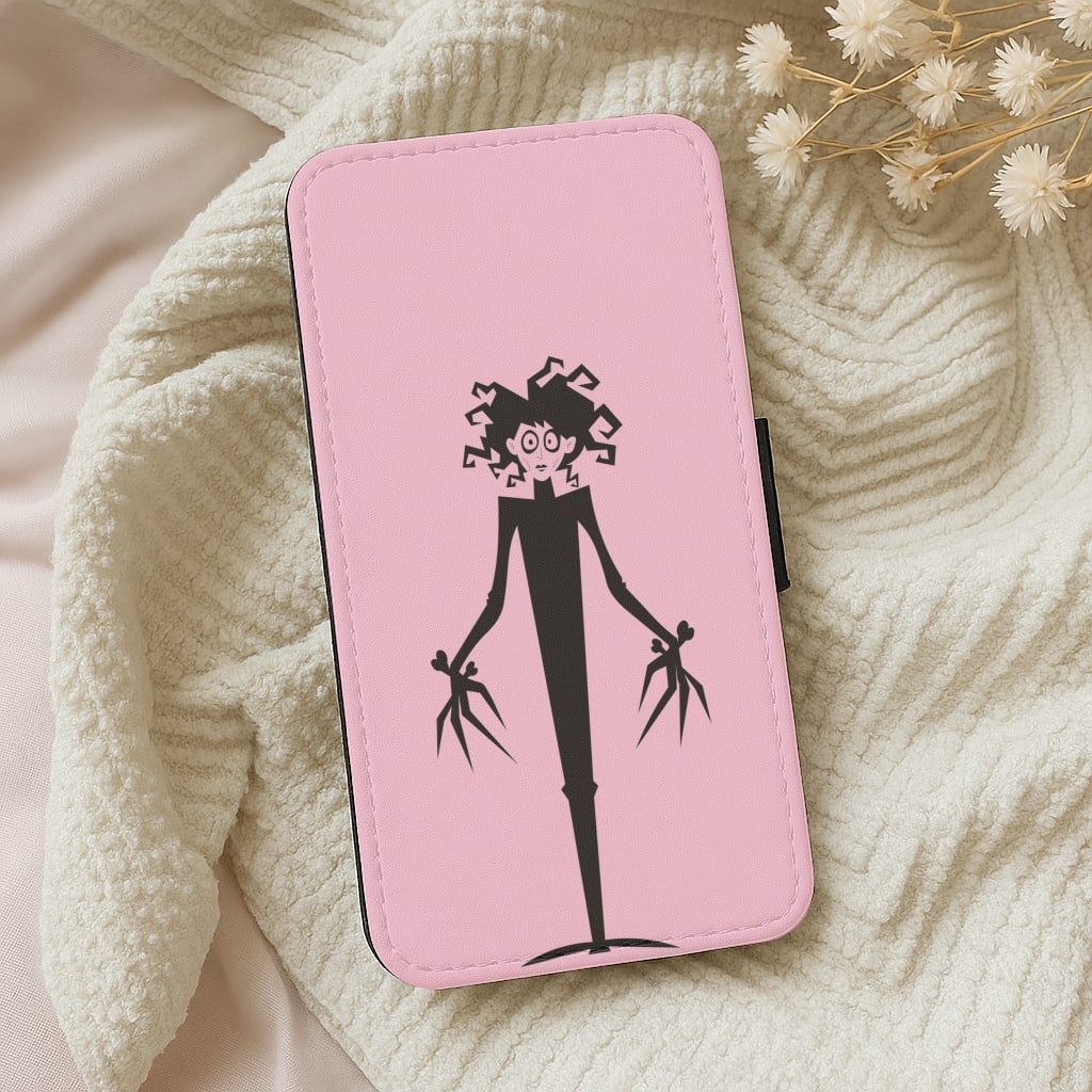 Cartoon - Scissorhands Wallet Phone Case