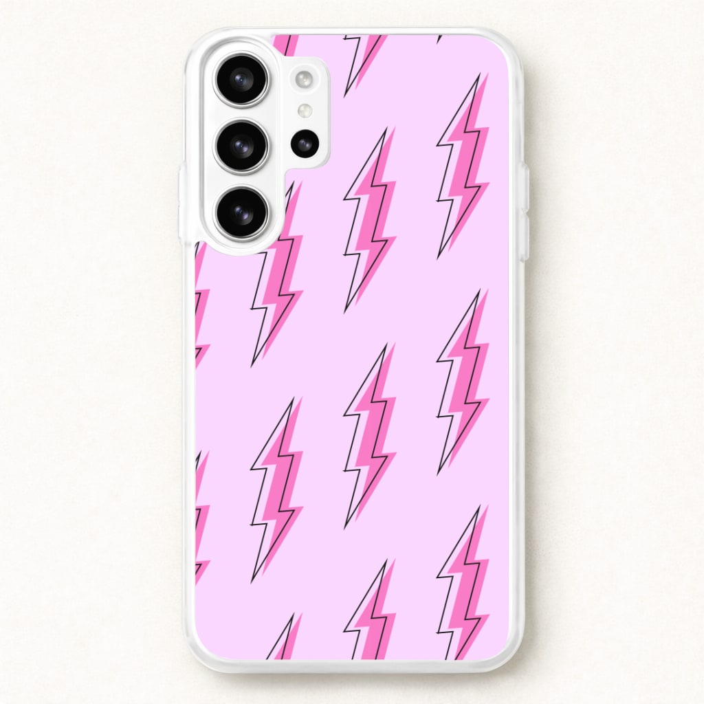 Pink Lightning - Eighties Phone Case for Galaxy S26 Ultra