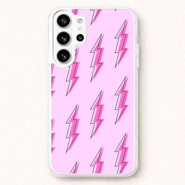 Pink Lightning - Eighties Phone Case for Galaxy S26 Ultra