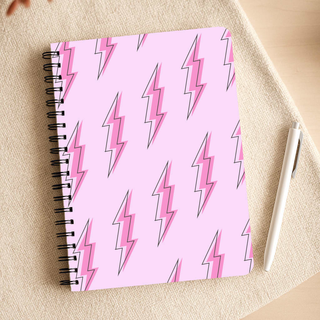 Pink Lightning - Eighties Notepad