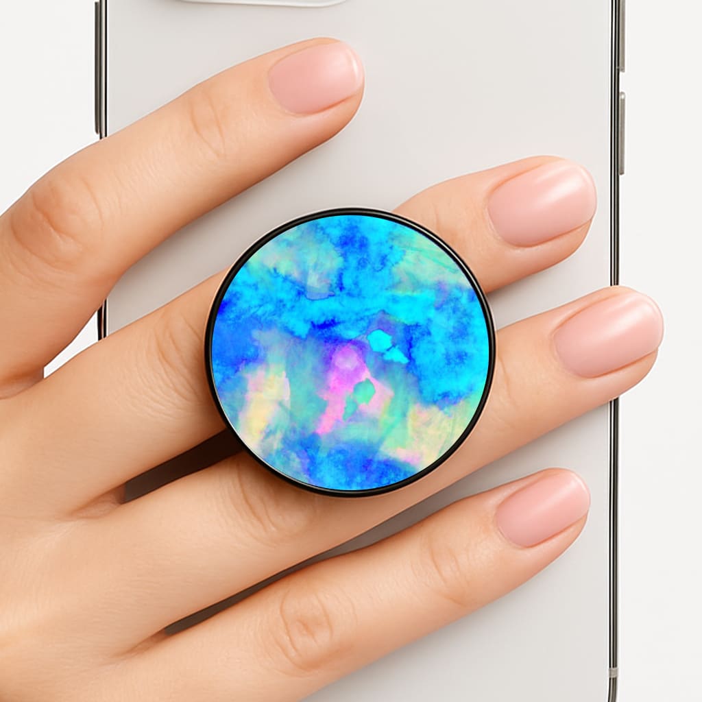 Electric Blue Phone Grip