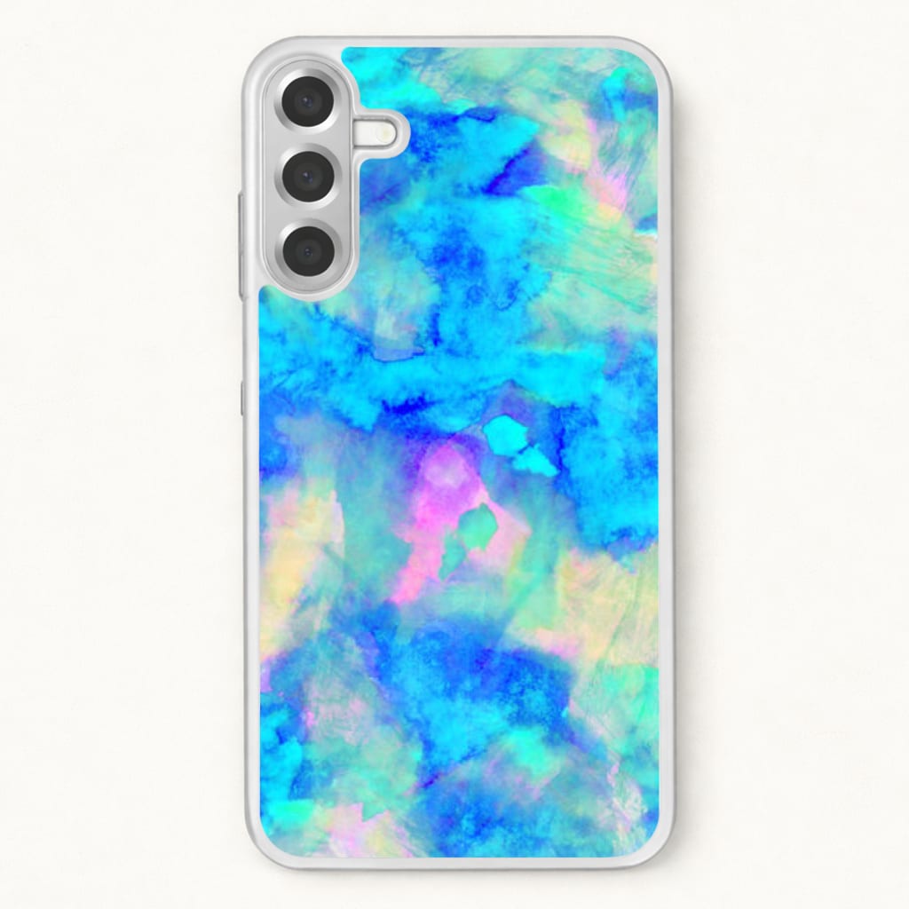 Electric Blue Phone Case for Galaxy A37