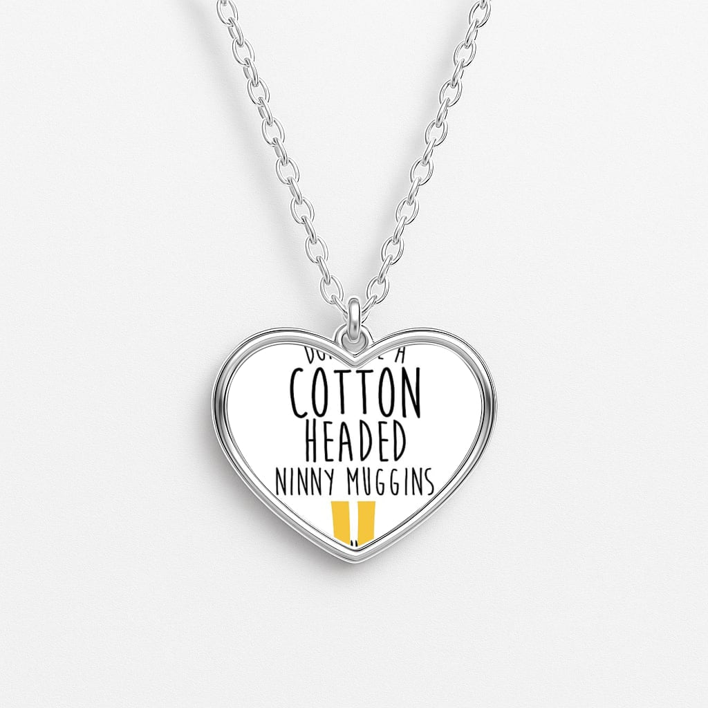 Cotton Headed Ninny Muggins - Buddy The Elf Heart Necklace