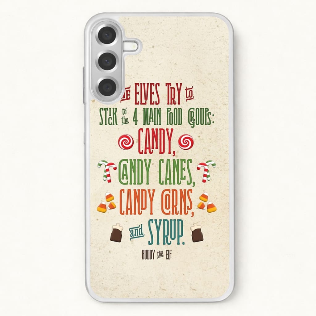 The Four Main Food Groups - Elf Phone Case for Galaxy A37