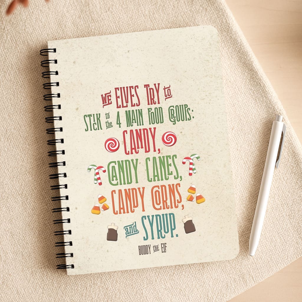 The Four Main Food Groups - Elf Notepad