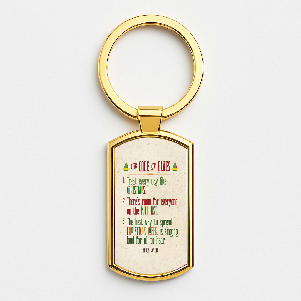 The Elf Code - Elf Gold Keyring