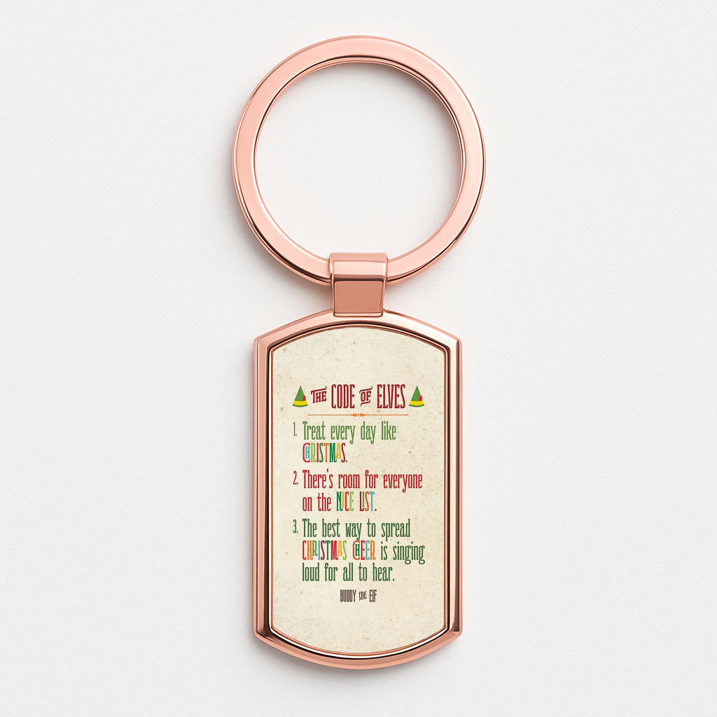 The Elf Code - Elf Rose Gold Keyring
