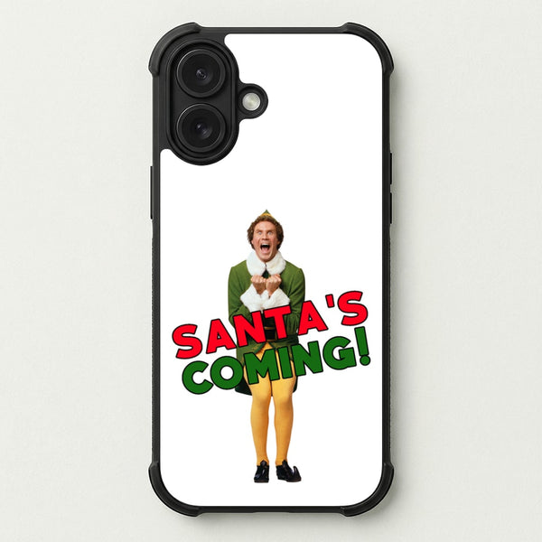 Buddy The Elf - Santa's Coming! Phone Case — Bumper case