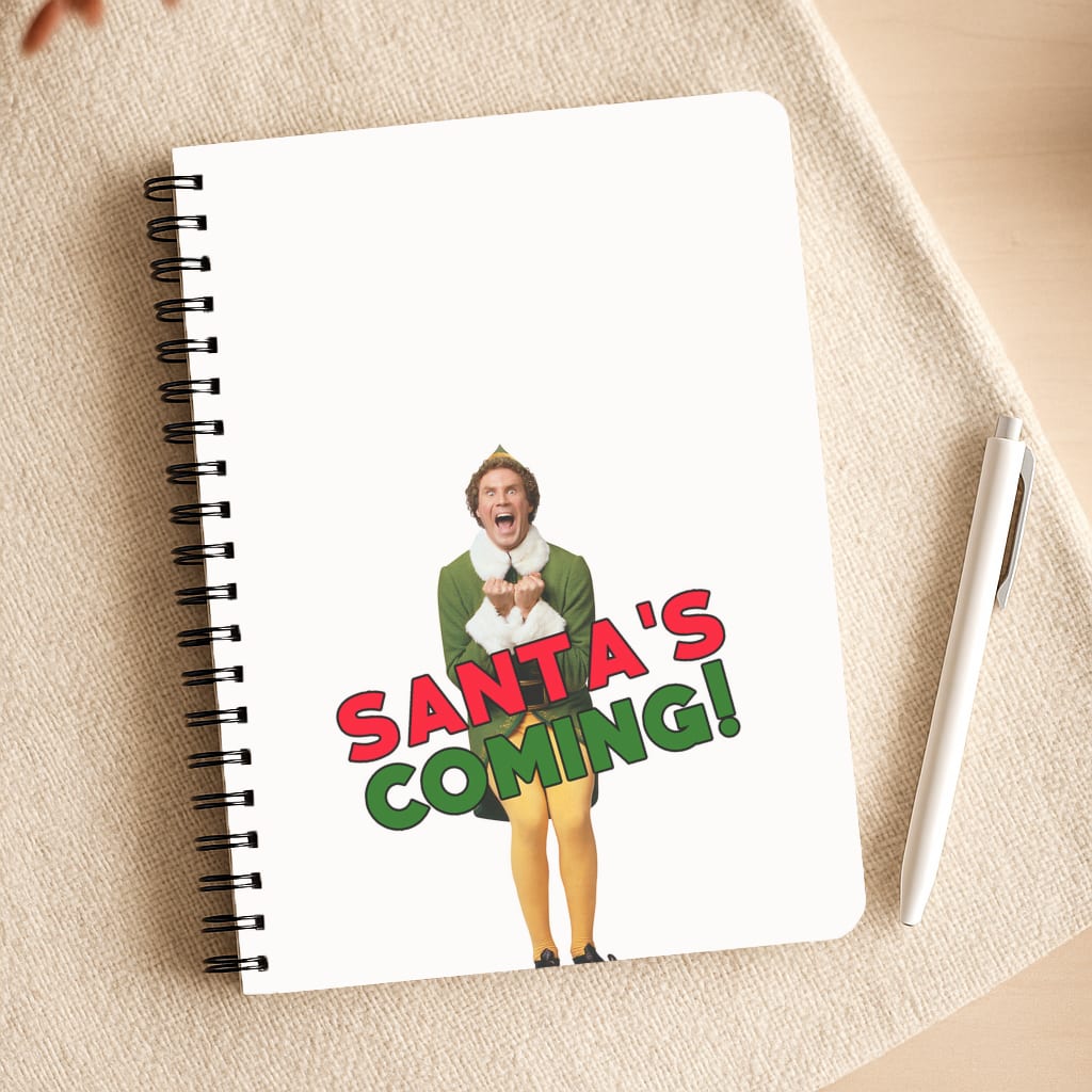 Buddy The Elf - Santa's Coming! Notepad