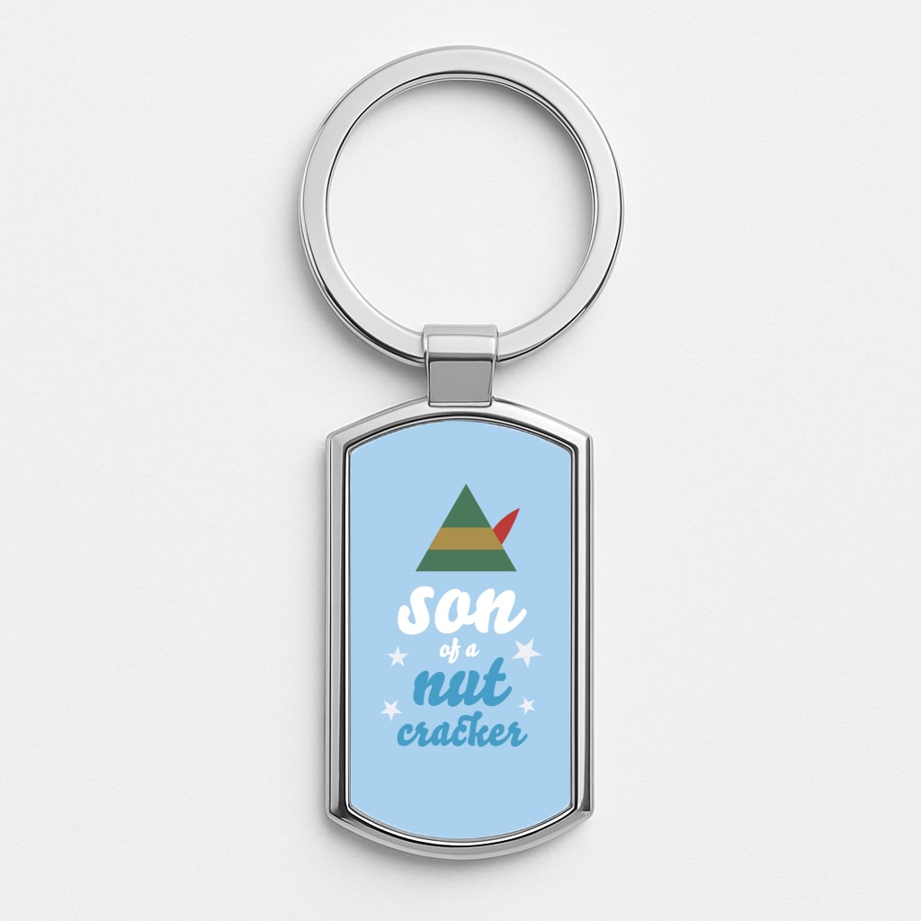 Son Of A Nut Cracker - Elf Silver Keyring