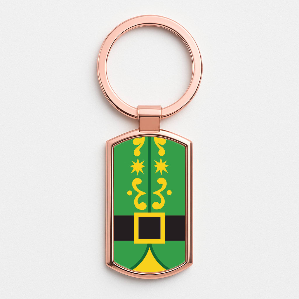Elf Costume Rose Gold Keyring