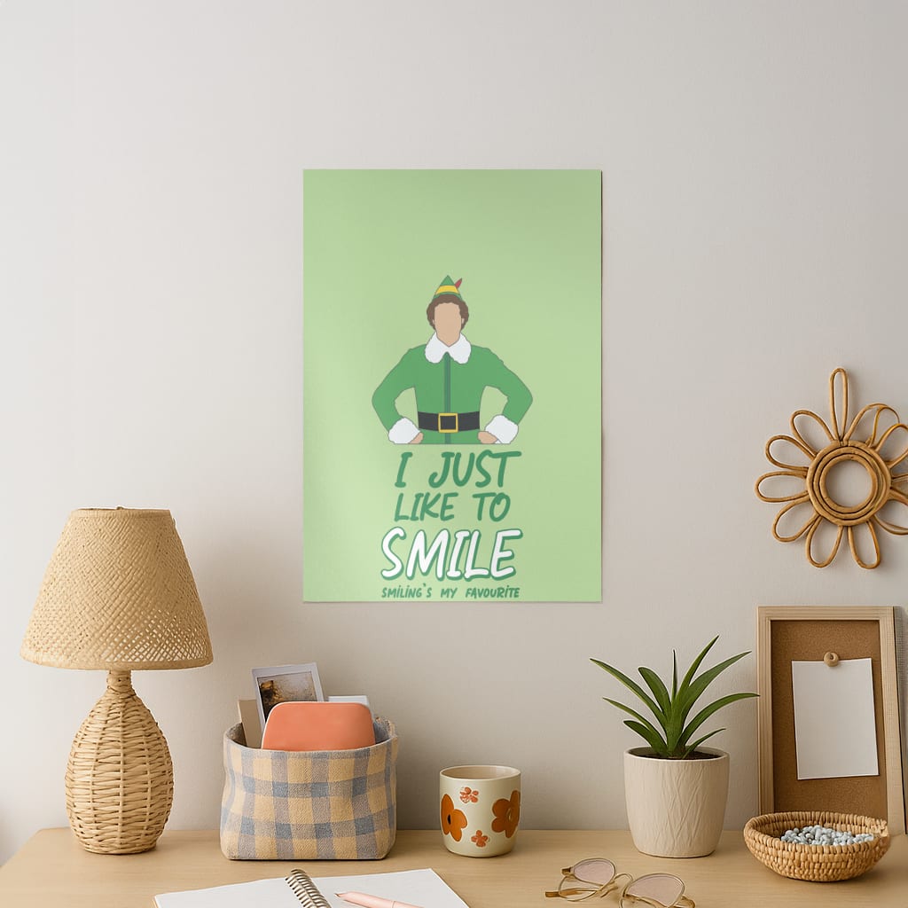 I Just Like To Smile Art Print
