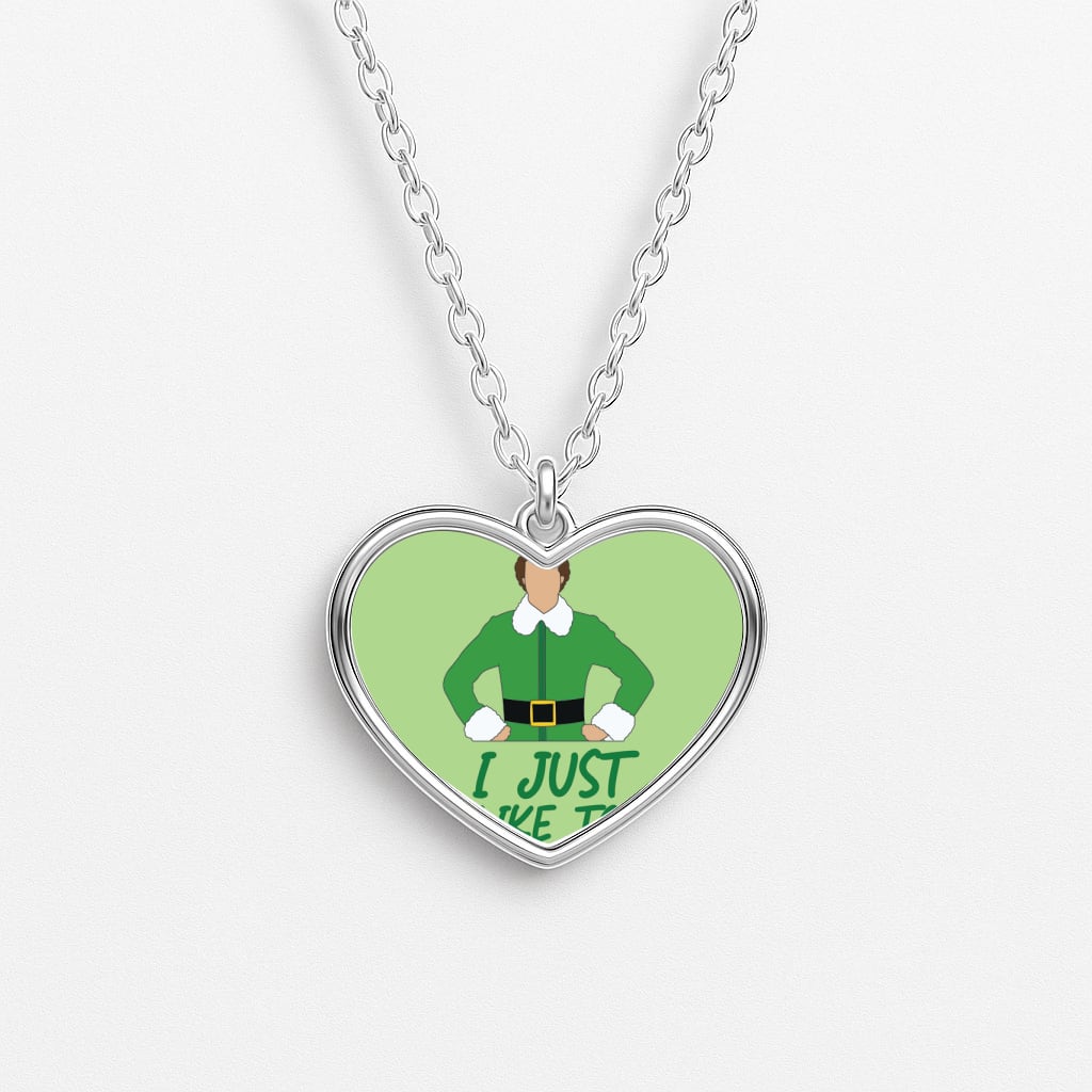 I Just Like To Smile Heart Necklace
