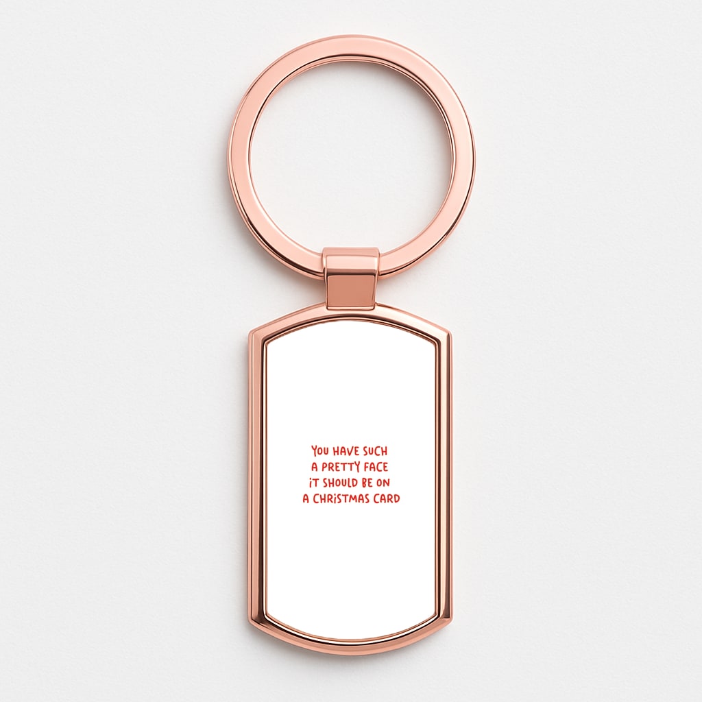 Pretty Face - Elf Rose Gold Keyring