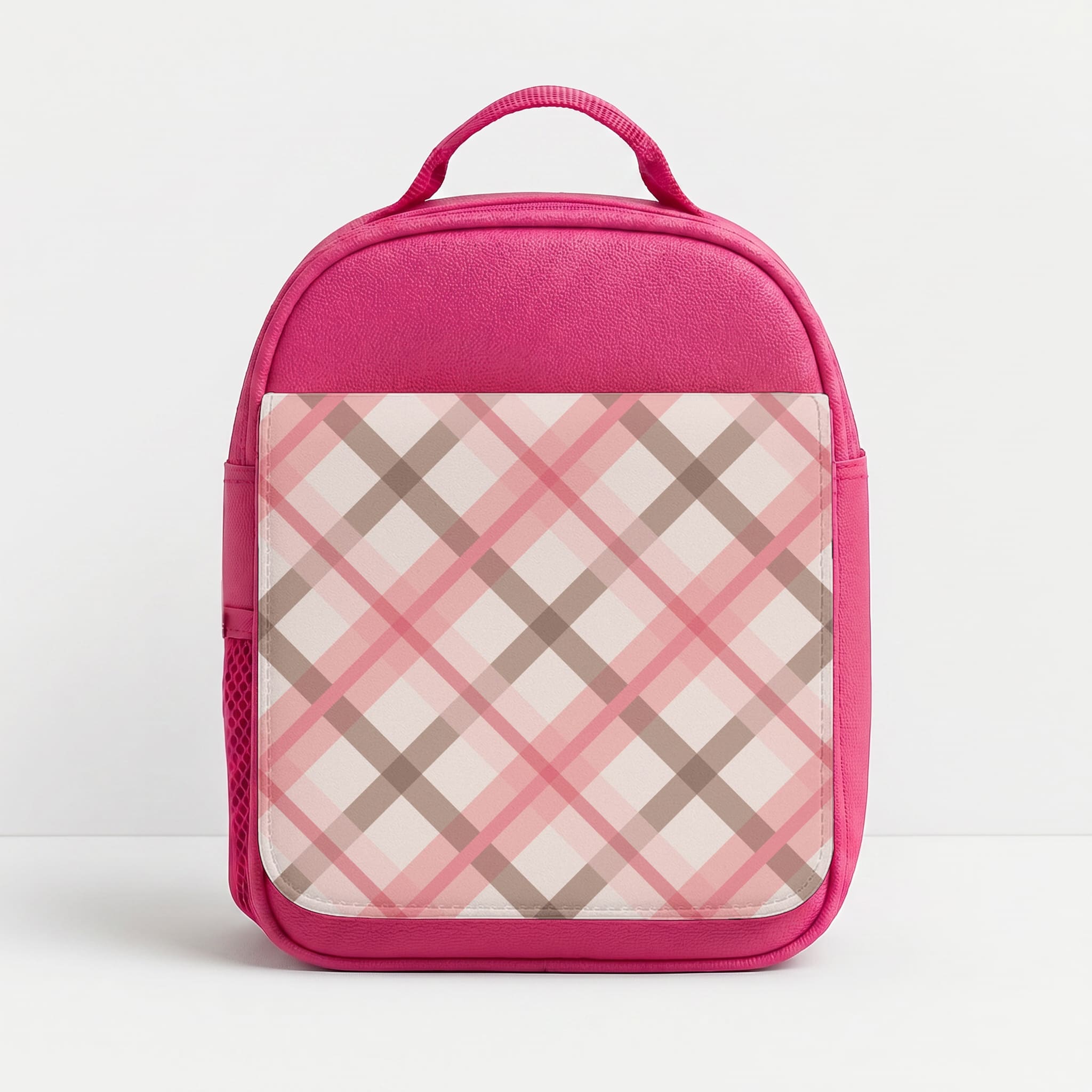 Law-Prep Plaid Lunchbox - Pink