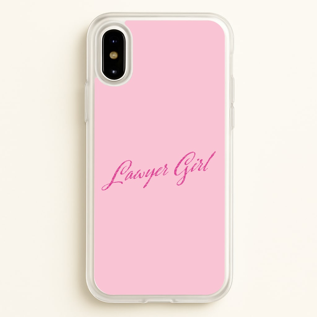 Lawyer Girl Phone Case - iPhone X / XS