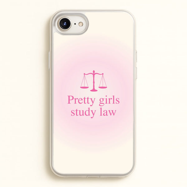 Pretty Girls Study Law Phone Case - iPhone 6 / 7 / 8 / SE