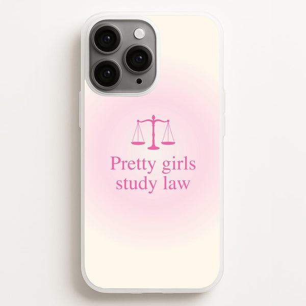 Pretty Girls Study Law Phone Case - iPhone 16 Pro Max