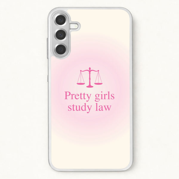 Pretty Girls Study Law Phone Case - Galaxy A57