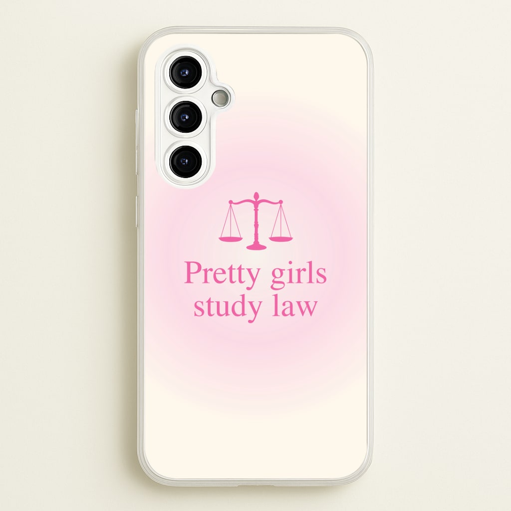 Pretty Girls Study Law Phone Case - Galaxy A54