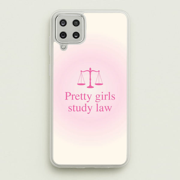 Pretty Girls Study Law Phone Case - Galaxy A12