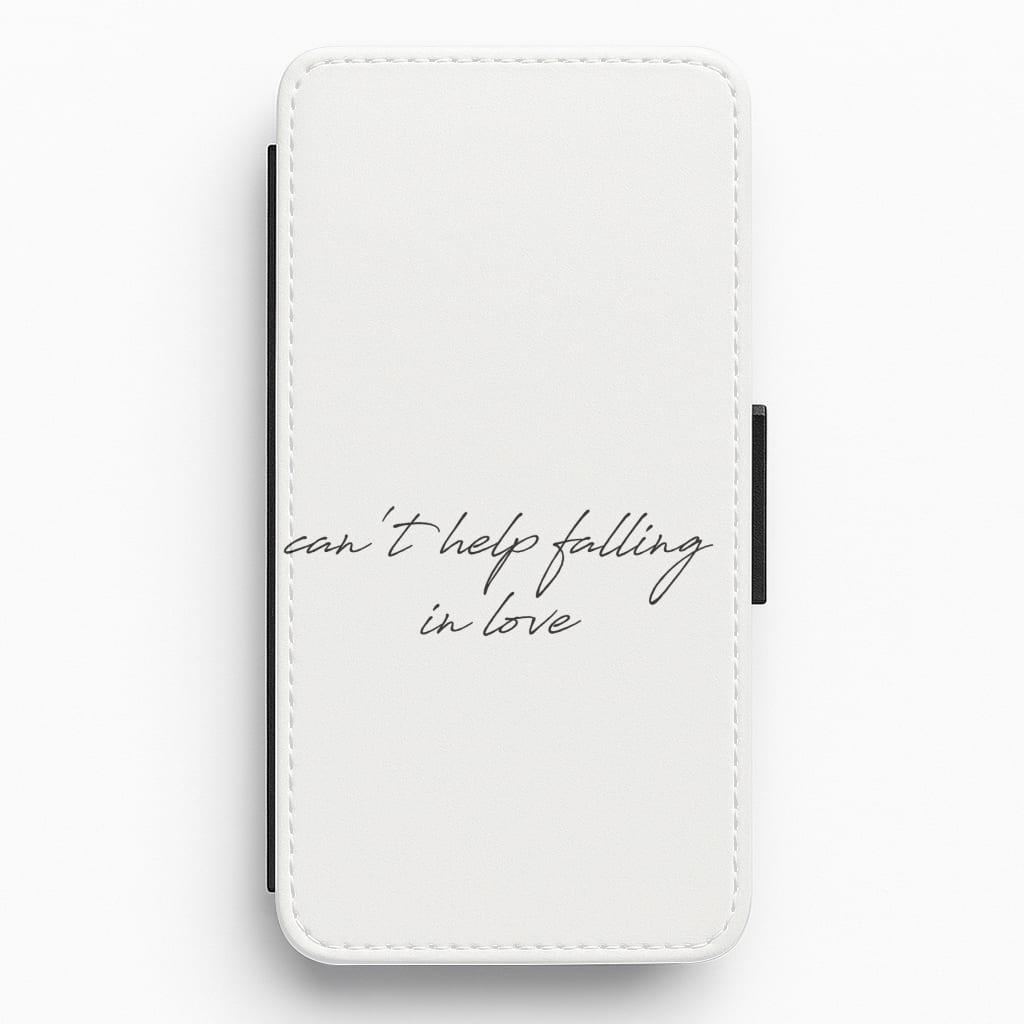 Can't Help Falling In Love Flip / Wallet Phone Case