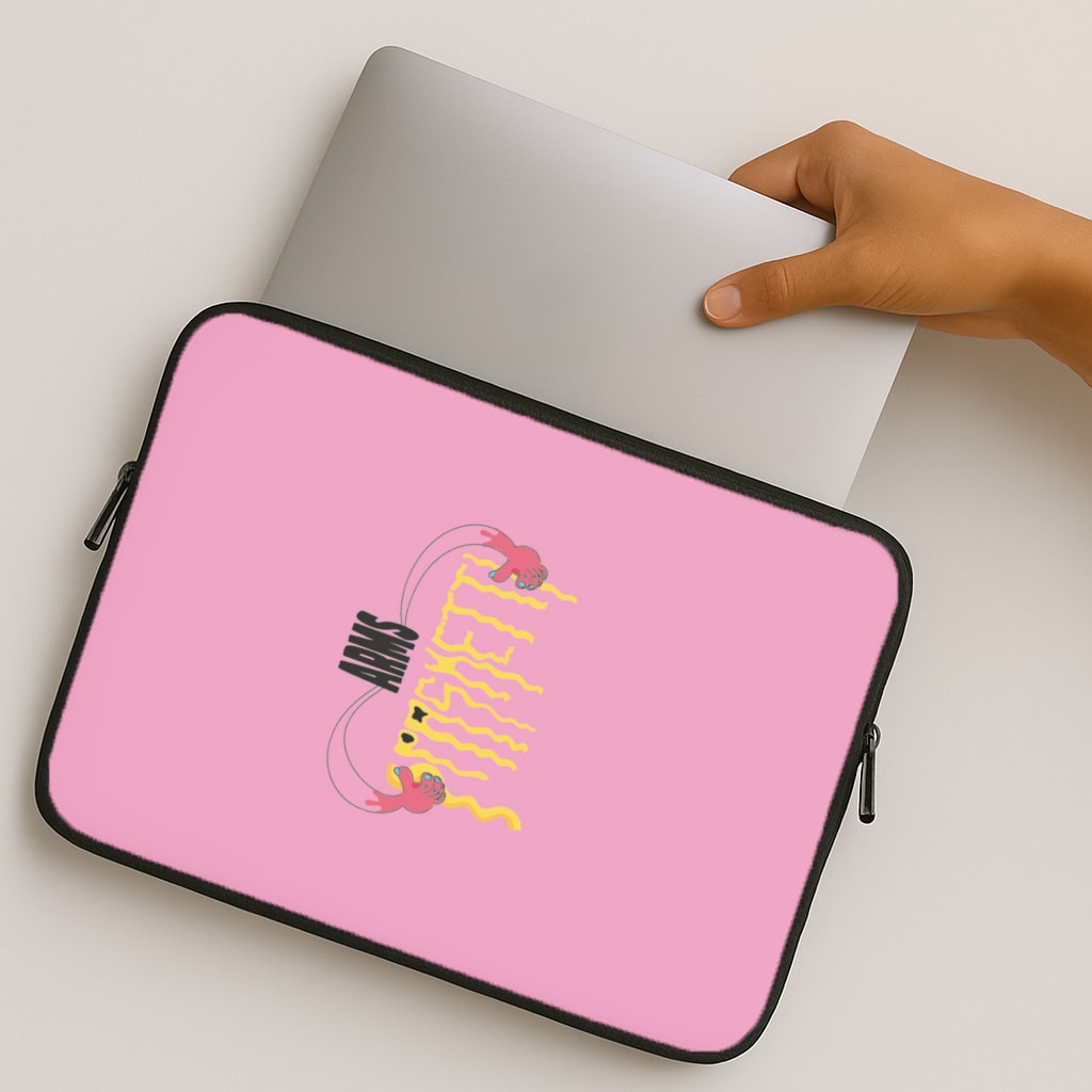 Arms Spaghetti - Pink MacBook Case