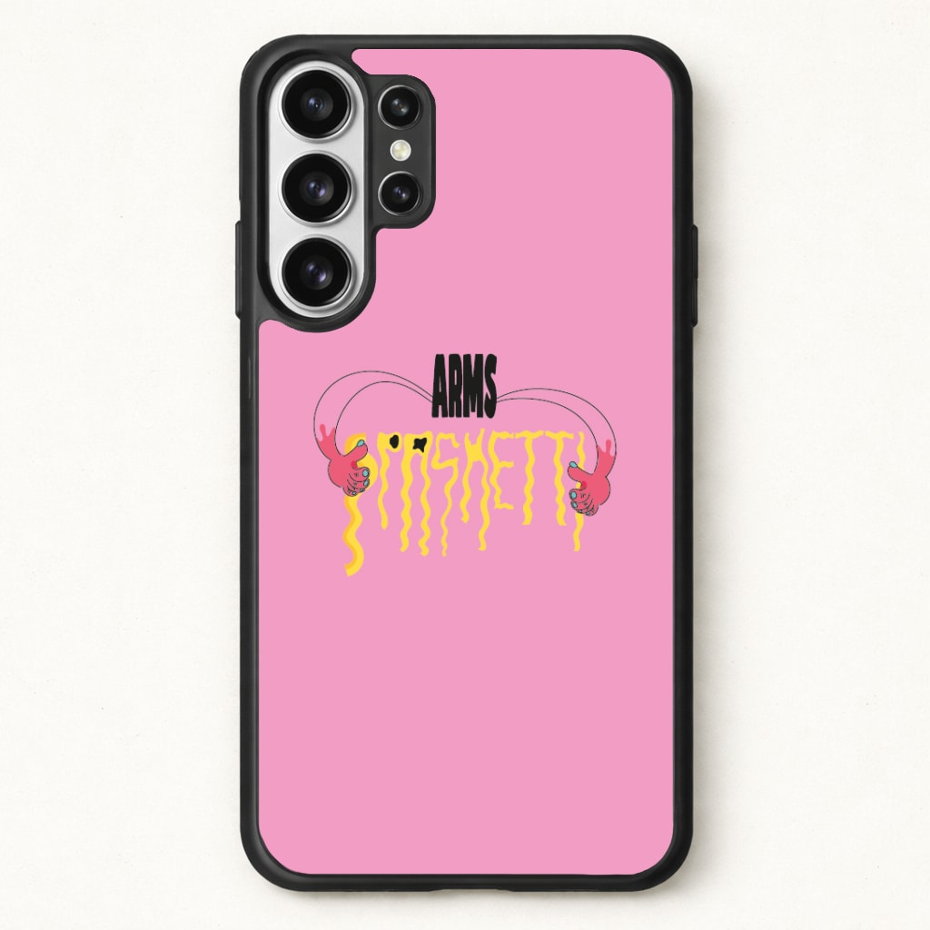 Arms Spaghetti - Pink Phone Case for Galaxy S26 Ultra