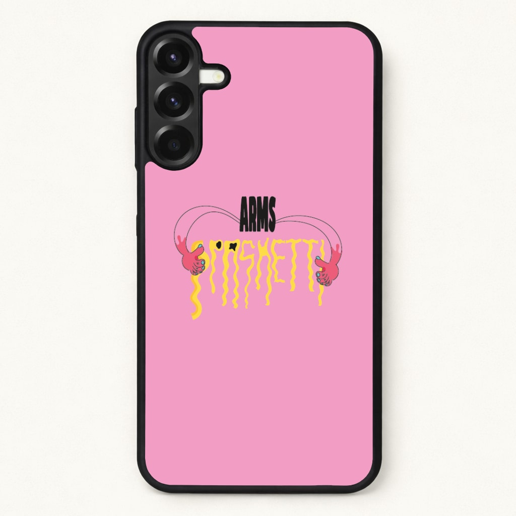 Arms Spaghetti - Pink Phone Case for Galaxy A57