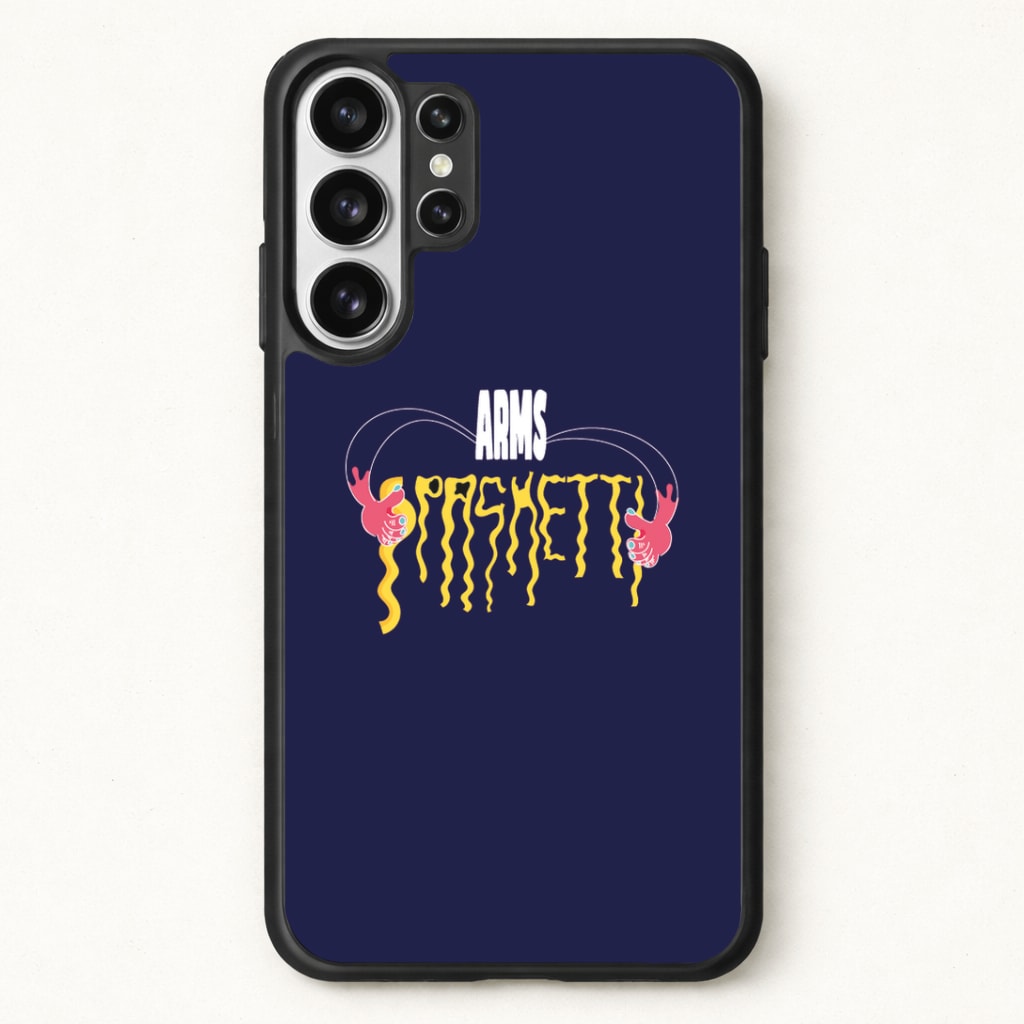 Arms Spaghetti - Dark Blue Phone Case for Galaxy S26 Ultra