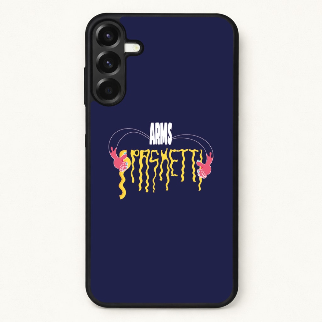 Arms Spaghetti - Dark Blue Phone Case for Galaxy A37