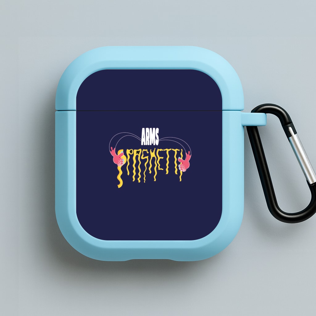 Arms Spaghetti - Dark Blue Blue AirPods Case
