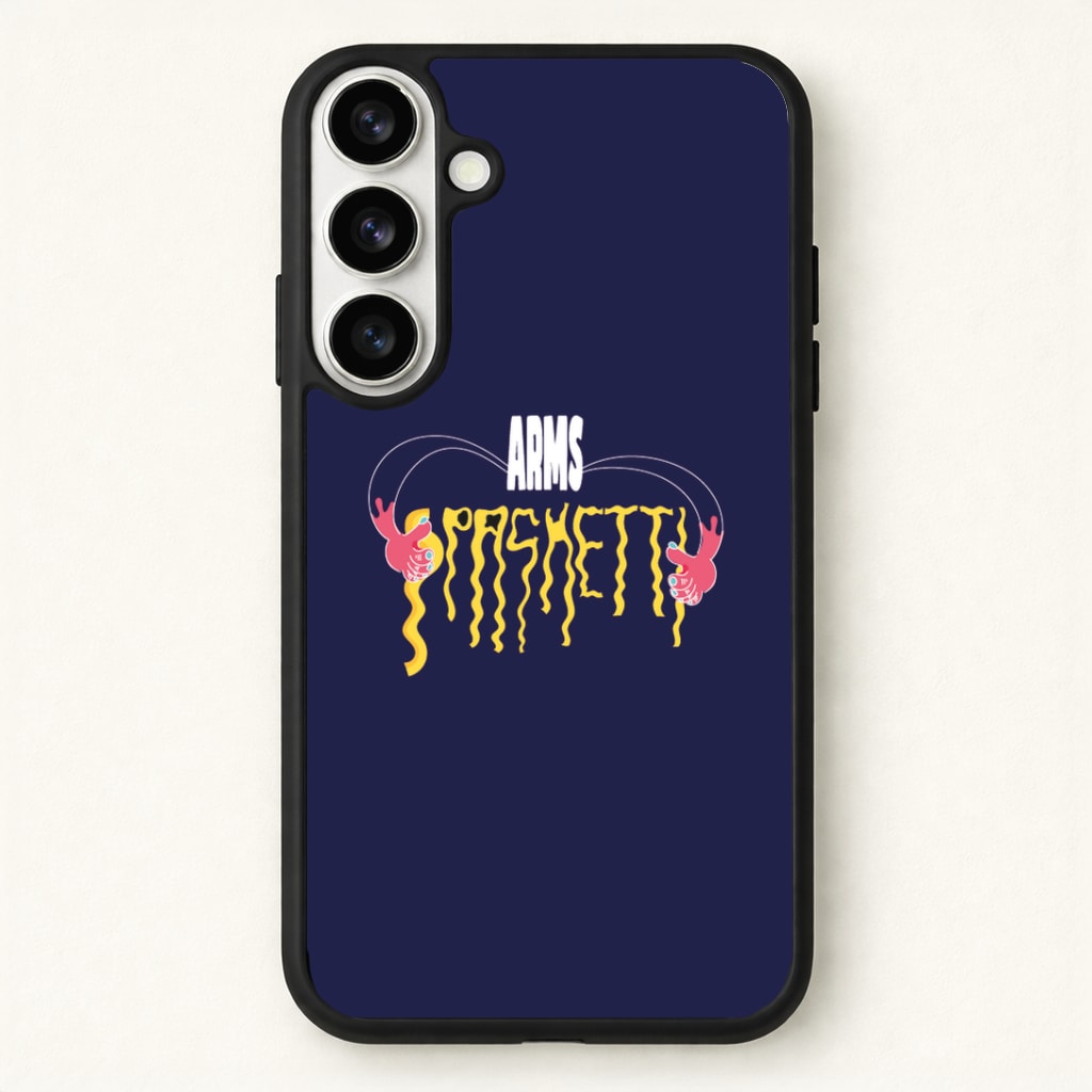 Arms Spaghetti - Dark Blue Phone Case for Galaxy S26