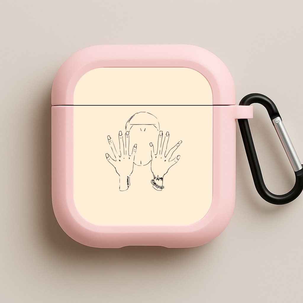Versan Face Pink AirPods Case
