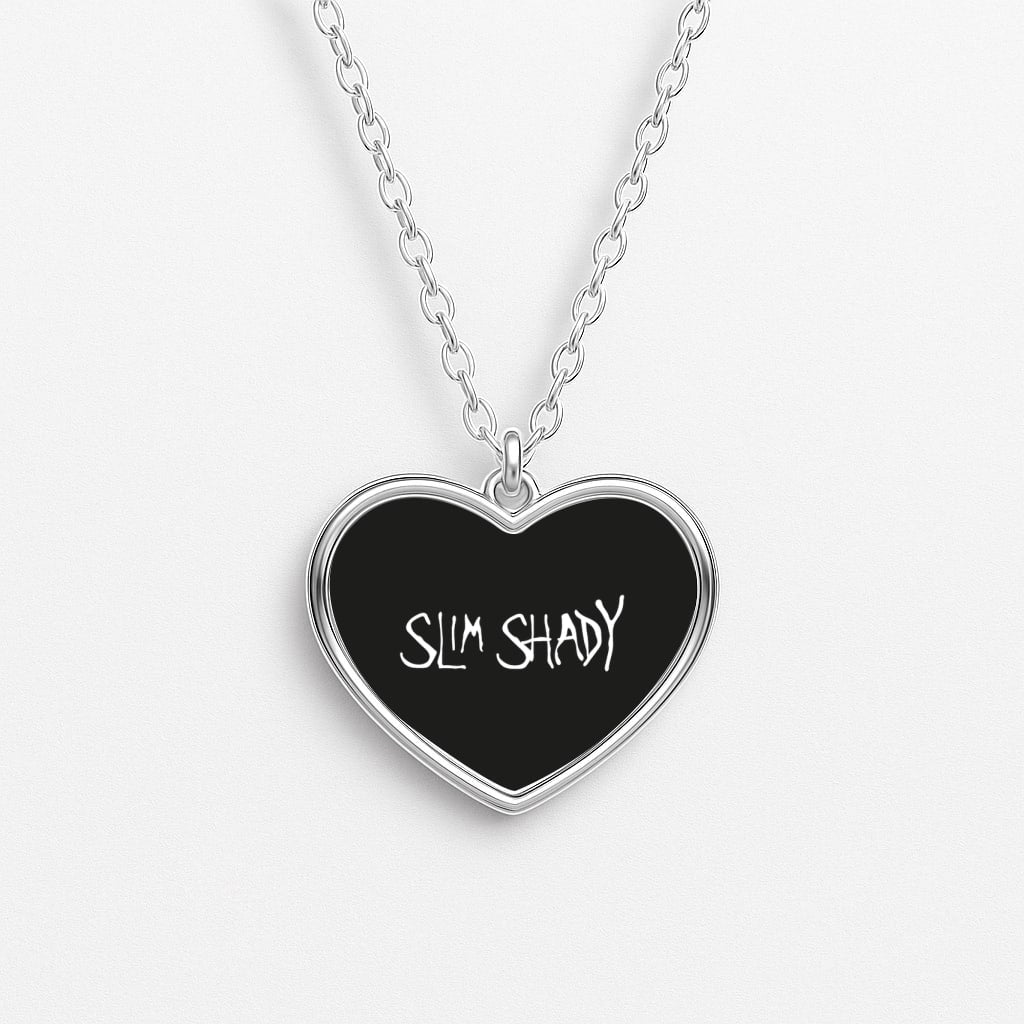 Slim Shady Heart Necklace