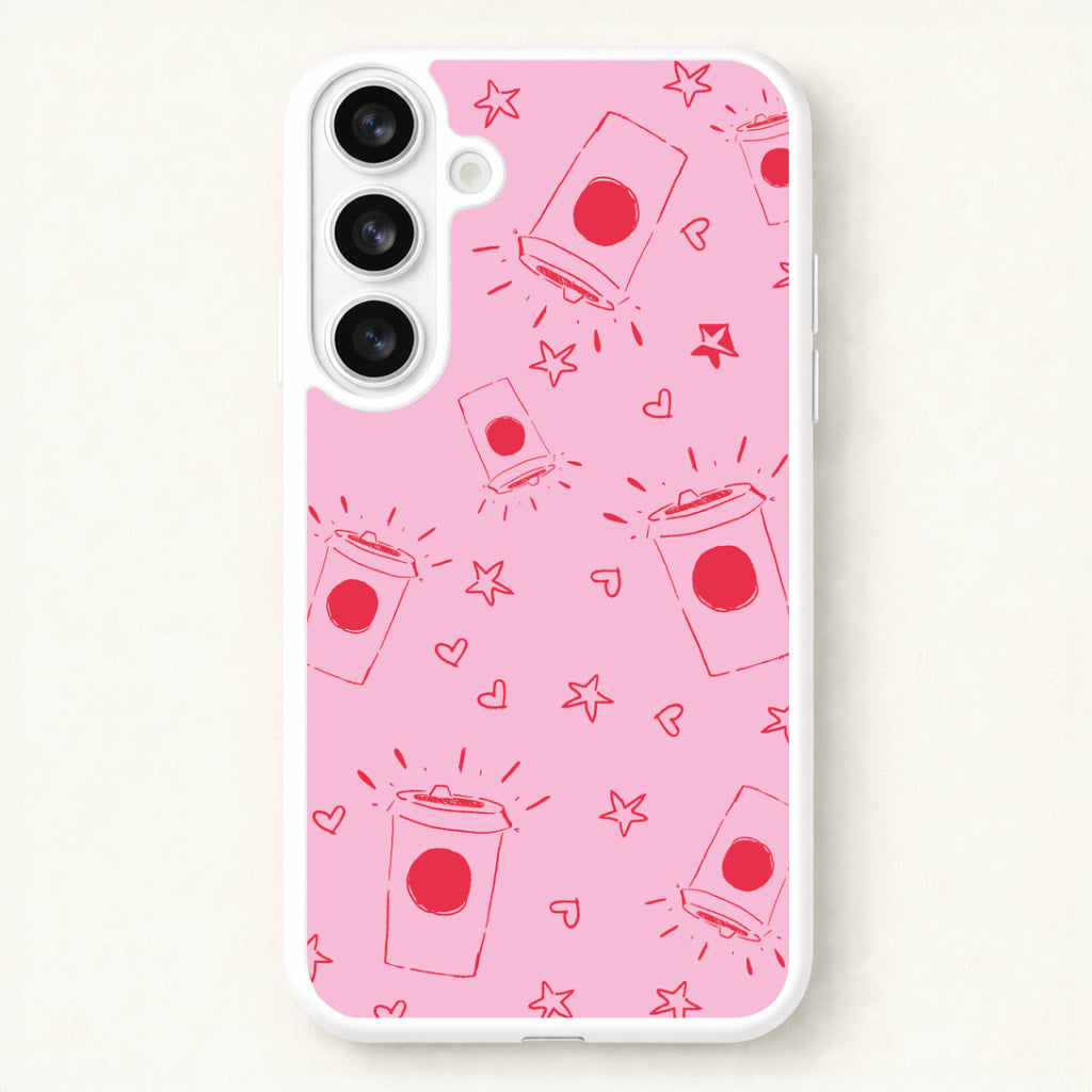 Coffee Pattern - Chamberlain Phone Case for Galaxy S26 Plus