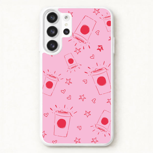 Coffee Pattern - Chamberlain Phone Case for Galaxy S26 Ultra