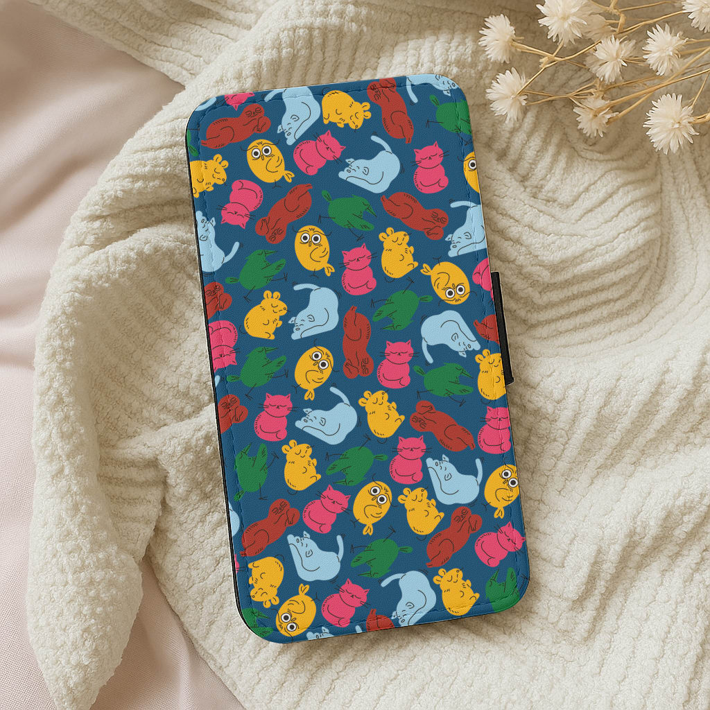 Animal Doodles - Chamberlain Wallet Phone Case