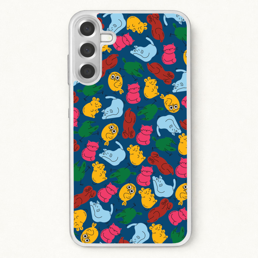 Animal Doodles - Chamberlain Phone Case for Galaxy A57